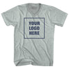 Your Logo Here Adult Tri-Blend V-neck T-shirt by Tribe Lacrosse