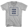 Your Logo Here Adult Cotton V-neck T-shirt by Tribe Lacrosse