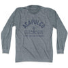 Acapulco Anchor Life on the Strand long sleeve T-shirt in Athletic Grey by Life On the Strand