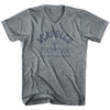 Acapulco Anchor Life on the Strand V-neck T-shirt in Athletic Grey by Life On the Strand