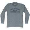 Ain't No Thing But A Chicken Wing Adult Tri-Blend Long Sleeve T-shirt Tribe Lacrosse