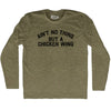 Ain't No Thing But A Chicken Wing Adult Tri-Blend Long Sleeve T-shirt Tribe Lacrosse