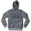 Ain't No Thing But A Chicken Wing On A Sting Tri-Blend Hoodie Tribe Lacrosse