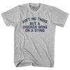 Ain't No Thing But A Chicken Wing On A Sting Youth Cotton T-shirt Tribe Lacrosse