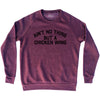 Ain't No Thing But A Chicken Wing Adult Tri-Blend Sweatshirt Tribe Lacrosse