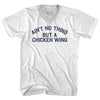 Ain't No Thing But A Chicken Wing Adult Tri-Blend V-neck T-shirt Tribe Lacrosse