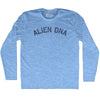 Alien Dna Adult Tri-Blend Long Sleeve T-shirt by Tribe Lacrosse