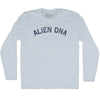 Alien Dna Adult Tri-Blend Long Sleeve T-shirt by Tribe Lacrosse