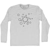 Annunaki Sumarian Astrology Adult Cotton Long Sleeve T-shirt by Tribe Lacrosse
