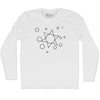 Annunaki Sumarian Astrology Adult Cotton Long Sleeve T-shirt by Tribe Lacrosse