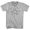 Annunaki Sumarian Astrology Adult Cotton V-neck T-shirt by Tribe Lacrosse