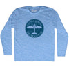 Atletico Aviacion De Madrid Roundel Adult Tri-Blend Long Sleeve T-shirt by Tribe Lacrosse