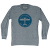 Atletico Aviacion De Madrid Roundel Adult Tri-Blend Long Sleeve T-shirt by Tribe Lacrosse