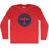 Atletico Aviacion De Madrid Roundel Adult Tri-Blend Long Sleeve T-shirt by Tribe Lacrosse