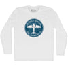 Atletico Aviacion De Madrid Roundel Adult Cotton Long Sleeve T-shirt by Tribe Lacrosse