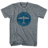Atletico Aviacion De Madrid Roundel Womens Tri-Blend Junior Cut T-Shirt by Tribe Lacrosse