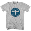 Atletico Aviacion De Madrid Roundel Womens Cotton Junior Cut T-Shirt by Tribe Lacrosse