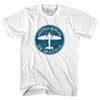 Atletico Aviacion De Madrid Roundel Womens Cotton Junior Cut T-Shirt by Tribe Lacrosse