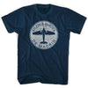 Atletico Madrid Airplane Soccer Adult Tri-Blend T-shirt by Tribe Lacrosse