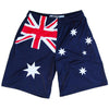 Australia Flag Lacrosse Shorts in Navy by Tribe Lacrosse