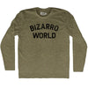 Bizarro World Adult Tri-Blend Long Sleeve T-shirt by Tribe Lacrosse