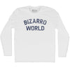 Bizarro World Adult Cotton Long Sleeve T-shirt by Tribe Lacrosse