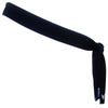 Black Elastic Tie Skinny 1 Headband - Wicked Headbands