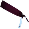 Maroon & White Reversible Elastic Tie 2.25 Inch Headband in Maroon by Wicked Headbands