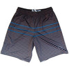 Tribe Ombre Striped? Lacrosse Shorts in Black by Tribe Lacrosse