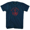 Blaugrana Barcelona Vintage Soccer Adult Tri-Blend T-shirt by Tribe Lacrosse