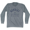 Bonaire Anchor Life on the Strand long sleeve T-shirt in Athletic Grey by Life On the Strand