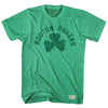 Boston Rover Green Clover Soccer Adult Tri-Blend T-shirt by Tribe Lacrosse