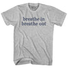 Breathe In Breath Out Womens Cotton Junior Cut T-Shirt  by Tribe Lacrosse
