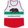 California Flag Sport Tank-Adult