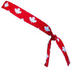 Canada Maple Leafs Red Skinny Headband in Red by Wicked Headbands