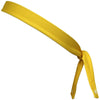 Canary Yellow Elastic Tie Skinny 1" Headband in Canary by Wicked Headbands