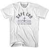 Cape Cod Anchor Life on the Strand T-shirt in White by Life On the Strand