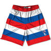 Carroll Patriots Lacrosse Shorts in Red White and Blue by Tribe Head Lacrosse