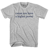 Cause You Have A Higher Power Rage Font Womens Cotton Junior Cut T-Shirt by Tribe Lacrosse