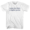 Cause You Have A Higher Power Rage Font Womens Cotton Junior Cut T-Shirt by Tribe Lacrosse