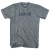 Ctrl+Z Womens Tri-Blend Junior Cut T-Shirt  by Tribe Lacrosse
