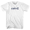 Ctrl+Z Womens Cotton Junior Cut T-Shirt  by Tribe Lacrosse