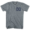 Custom Left Chest Number Name And Number Back Adult Tri-Blend T-shirt by Tribe Lacrosse