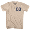 Custom Left Chest Number Name And Number Back Adult Cotton T-shirt by Tribe Lacrosse