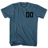Custom Left Chest Number Name And Number Back Adult Cotton T-shirt by Tribe Lacrosse