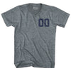 Custom Left Chest Number Name And Number Back Tri-Blend V-neck Womens Junior Cut T-shirt by Tribe Lacrosse
