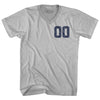 Custom Left Chest Number Name And Number Back Adult Tri-Blend V-neck T-shirt by Tribe Lacrosse