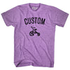 Custom Tricycle Adult Tri-Blend T-shirt by Tribe Lacrosse