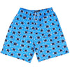Delaware Party Flags Lacrosse Shorts in Blue by Tribe Head Lacrosse