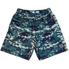 Digital Army Camo Lacrosse Shorts in Green by Tribe Lacrosse